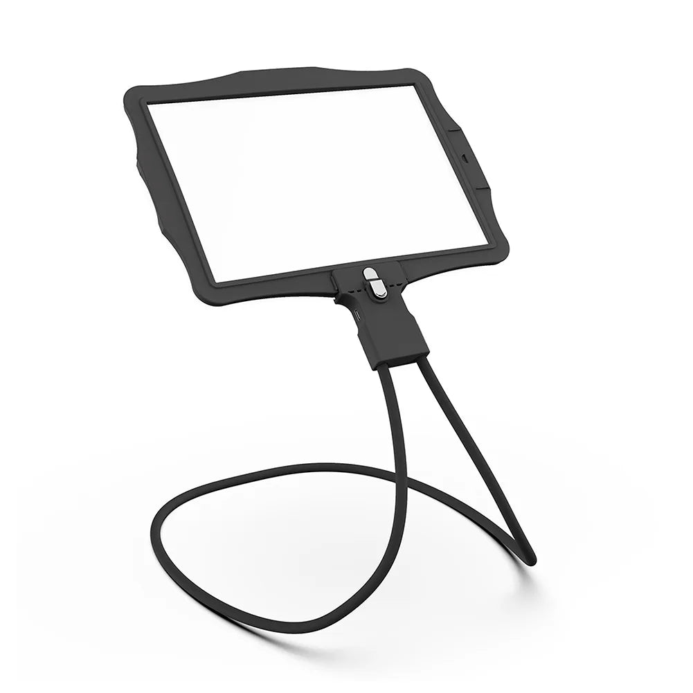 Hands-Free Neck Magnifier – 50 LED Rechargeable Large Screen