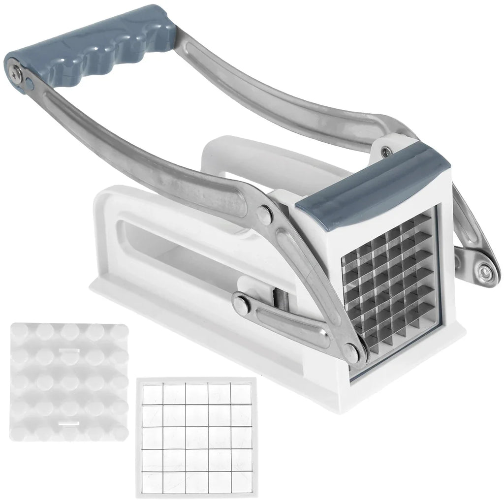 Stainless Steel Hand Press Potato Slicer & French Fry Cutter
