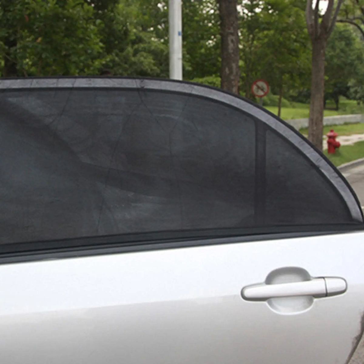 2-in-1 Car Window Mesh Screen & Sun Shade for SUVs (2pcs)