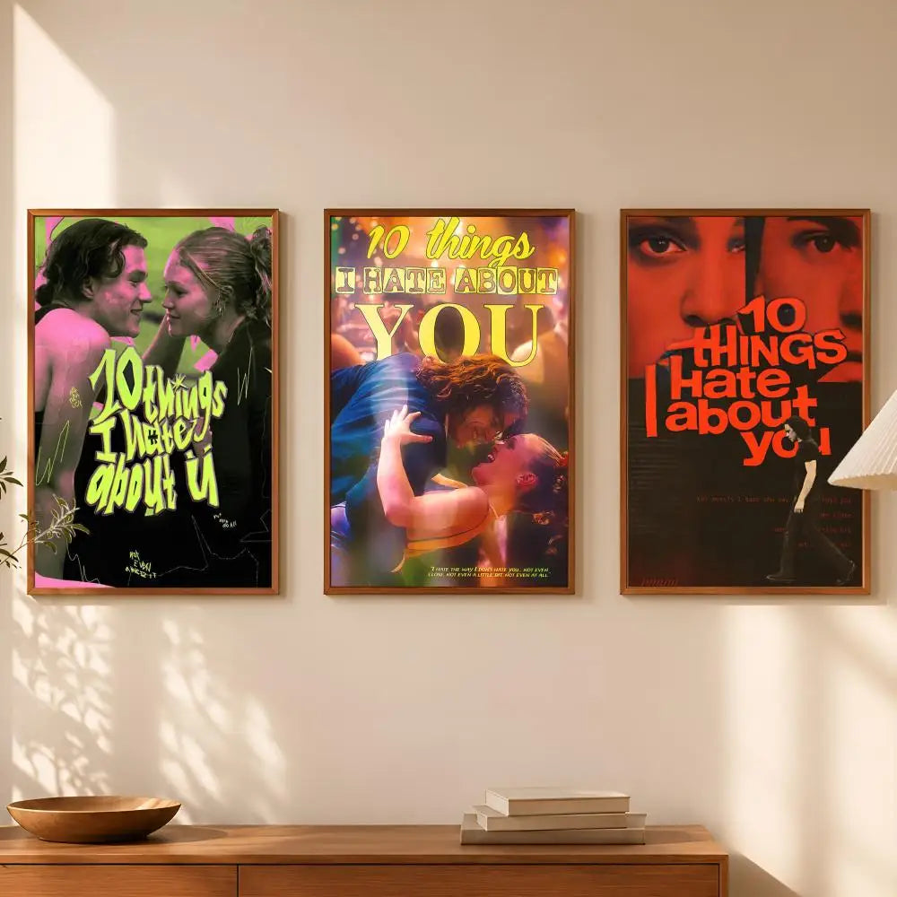 10 Things I Hate About You Poster – HD PVC Self-Stick Wall Art