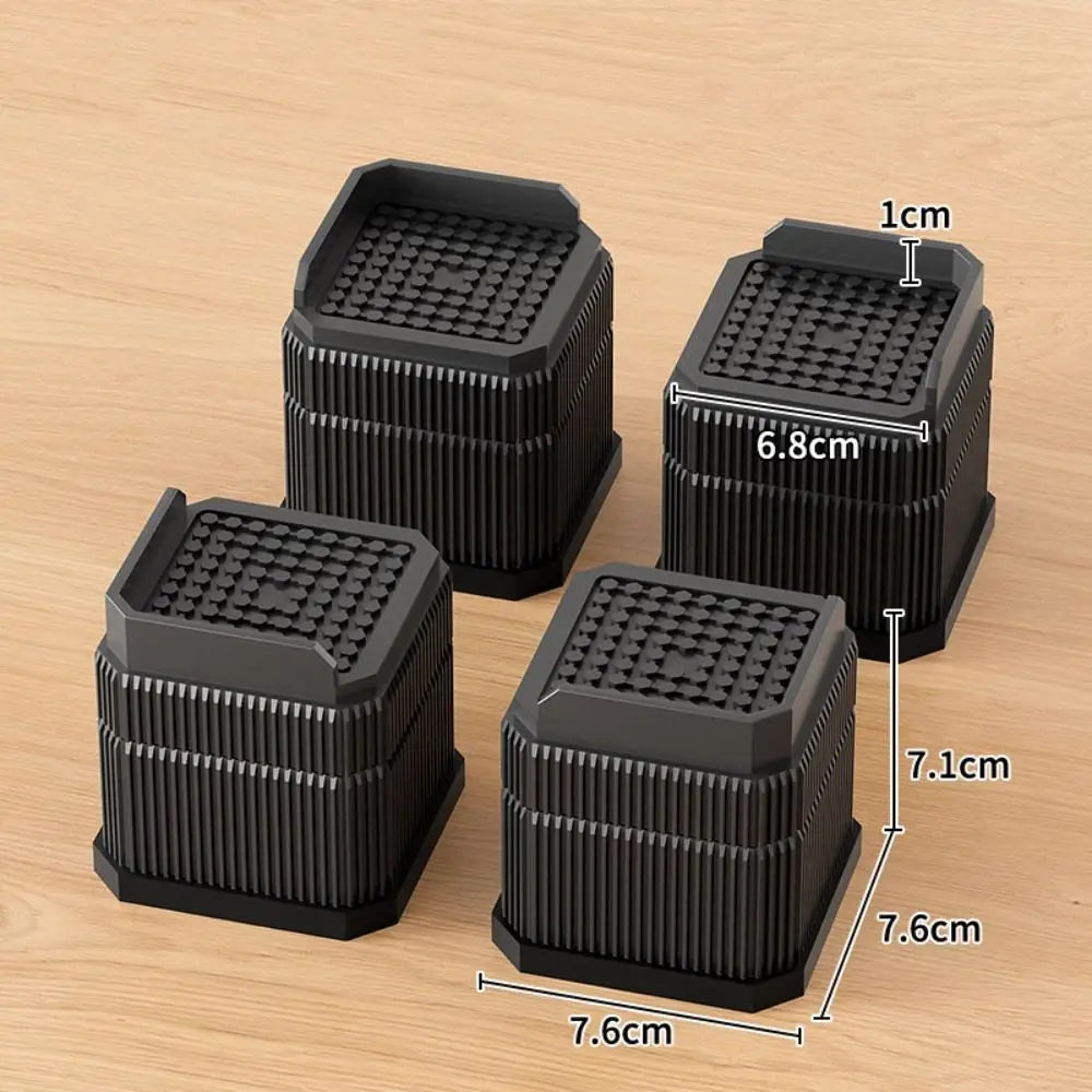 Heavy-duty Furniture Foot Pad Non-slip Adjustable Bed Lifts Risers