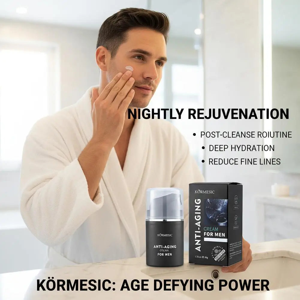 Men Face Cream Improve Male Rough Facial Skin Balance Oil Shine