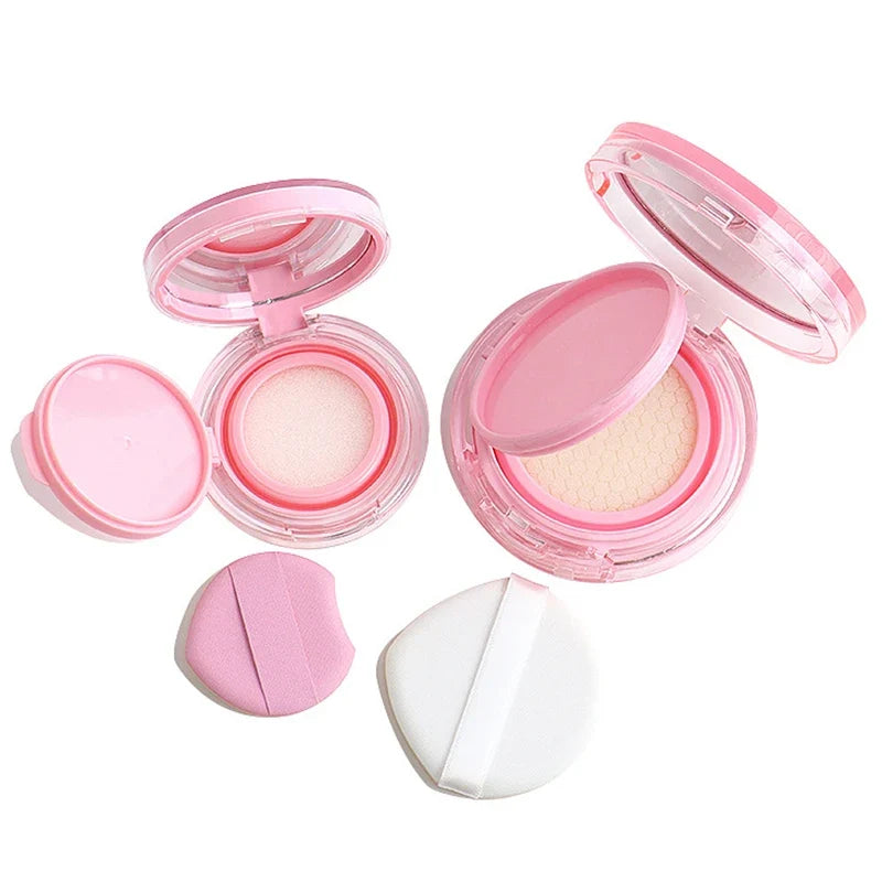 Mini Air Cushion Foundation DIY Box with Mirror & Puff