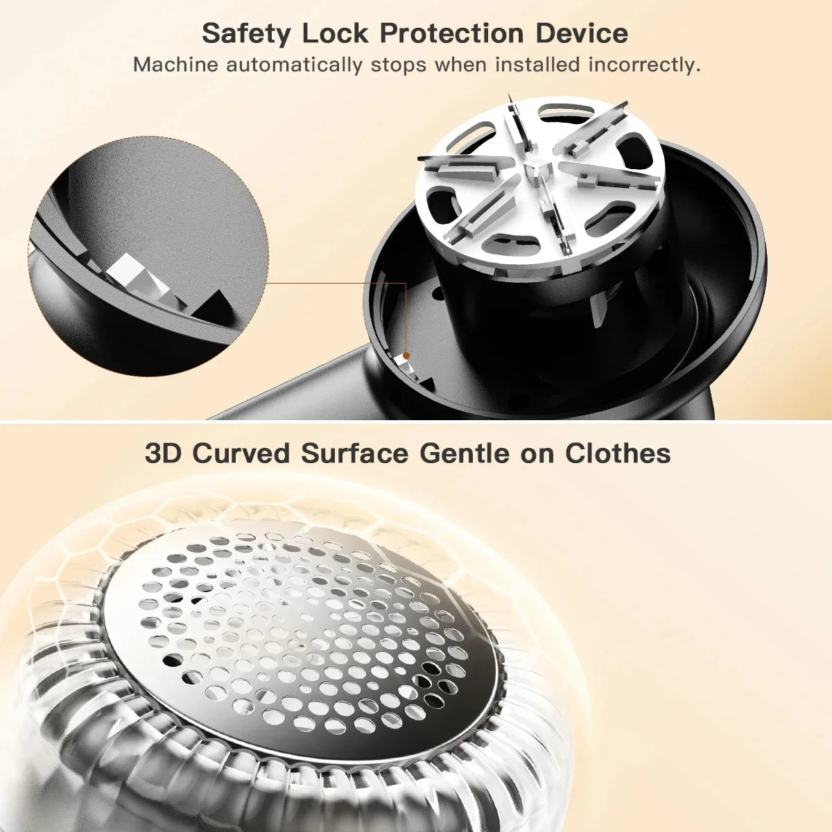 Rechargeable Electric Lint Shaver with Digital Screen | Defuzzer
