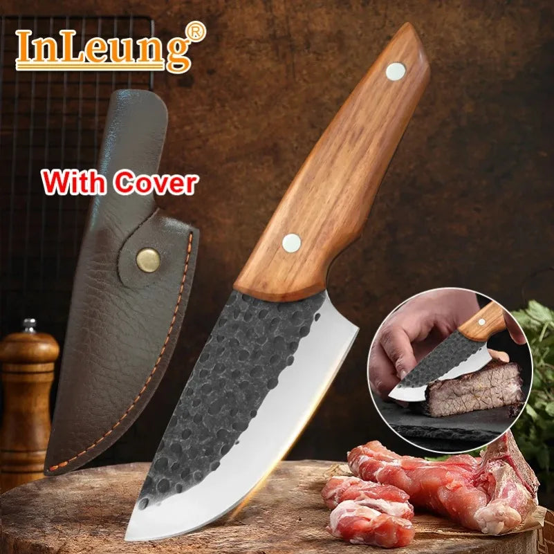 InLeung Forged Stainless Steel Boning Knife – Sharp Butcher Cleaver