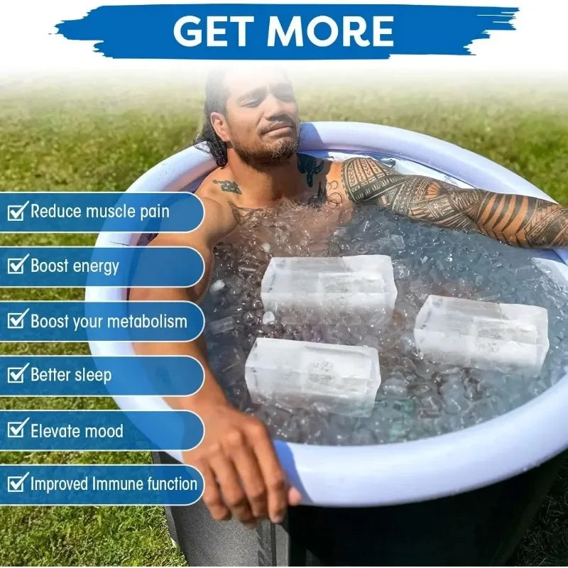 Oversized Silicone Ice Block Mold – Large Ice Cube Tray 1/3/5 Pc