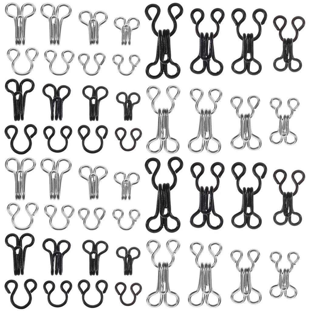Premium Metal Hooks Eyes Bra Fastening Clothing Repair Sewing DIY