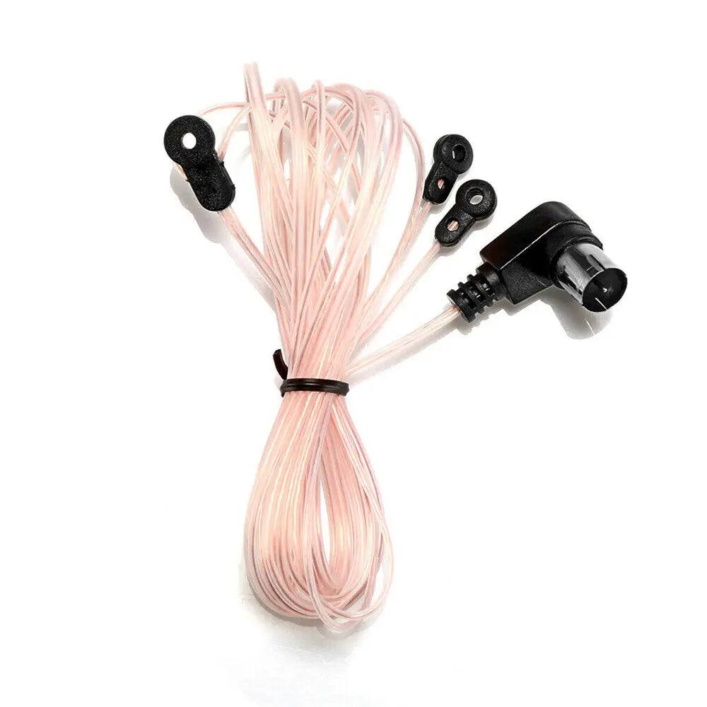 FM Dipole Antenna 75 Ohm F-Type – Indoor Stereo Radio Aerial