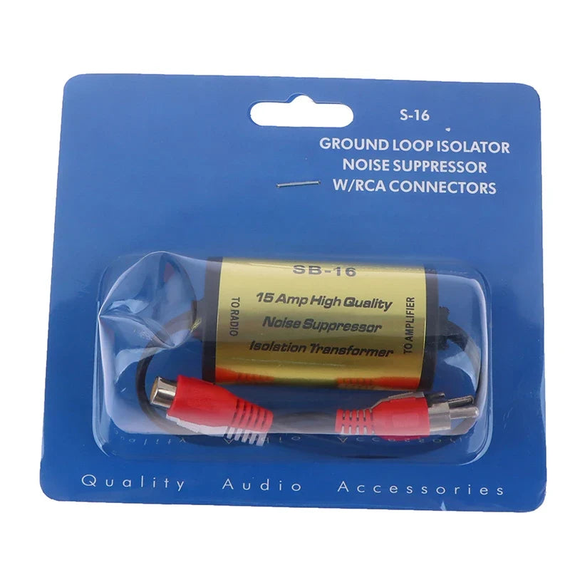 Audio Ground Loop Isolator Noise Filter – Car & Home Stereo