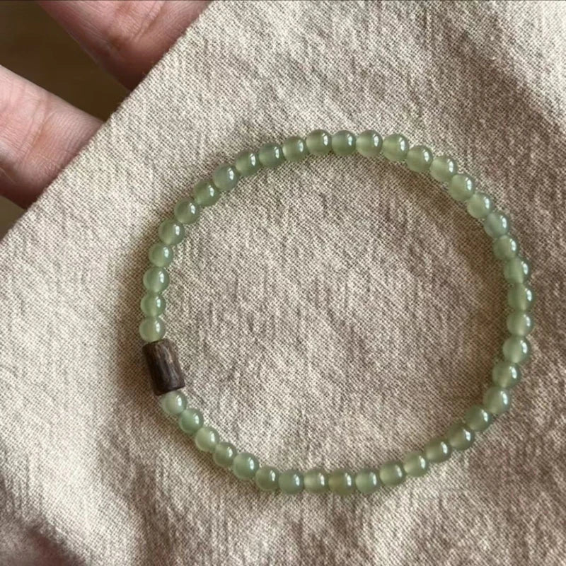 Vintage Accessories Niche Light Luxury Natural Sandalwood Bracelet