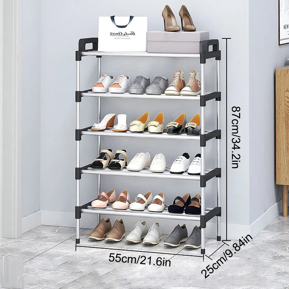 3-7Floor Simple Shoe Rack Multi Layer Dustproof Household Doorstep