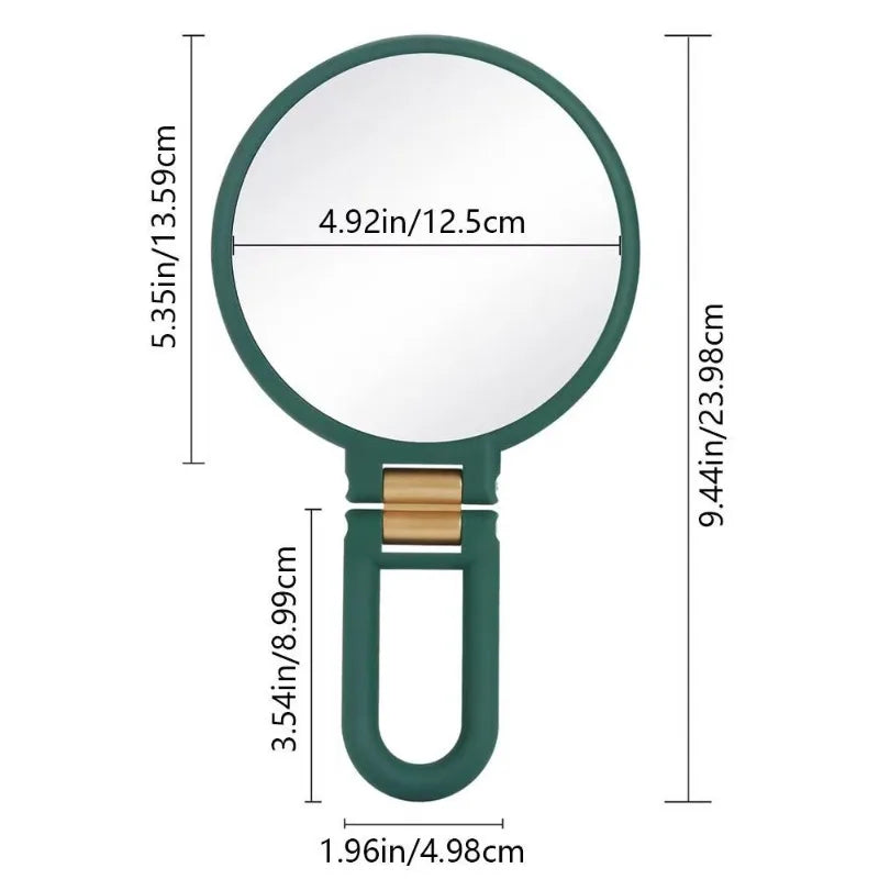 30X Magnifying Makeup Mirror with Stand – Double Sided 360°