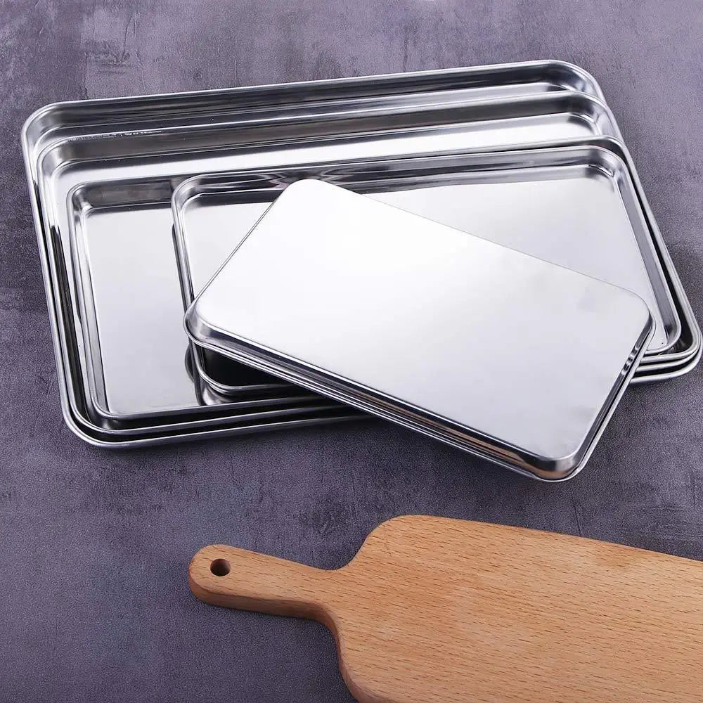 Stainless Steel Baking Tray | Cookie Sheet & Loaf Pan
