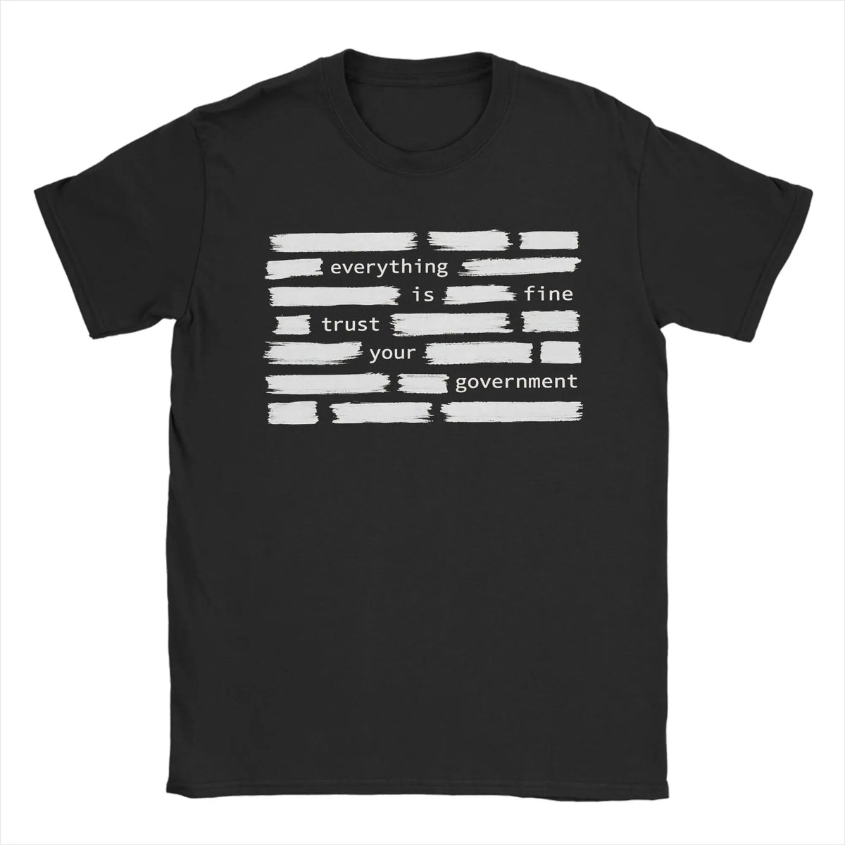 "Everything Is Fine" Funny Men's Graphic T-Shirt | Cotton Tee