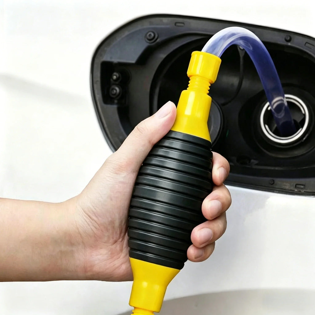 Manual Hand Fuel Siphon Pump – Gas, Diesel & Liquid Transfer