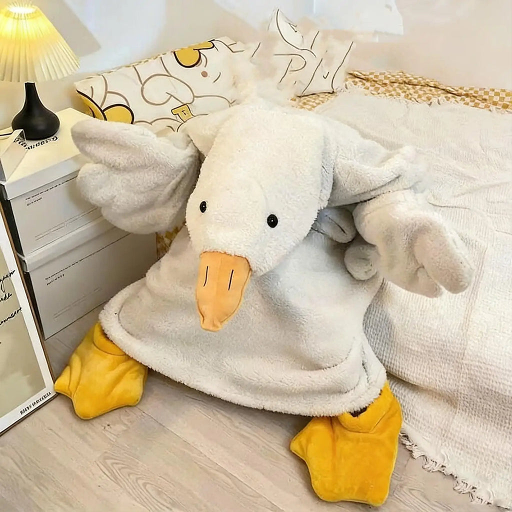 Goose Wearable Blanket Hoodie – Oversized Fleece Sweatshirt