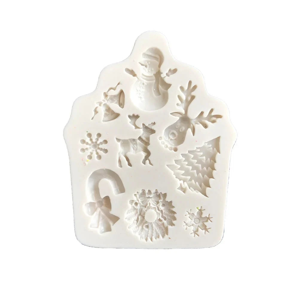 3D Christmas Silicone Candy & Chocolate Mold | Baking Tool