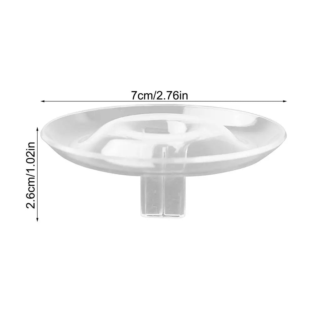 10-Piece Transparent Floating Floral Stem Holders for Vases