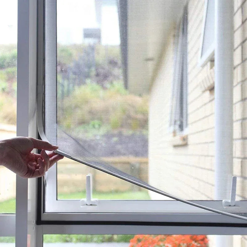 DIY Self-Adhesive Window Insect Screen Net | Fly Mesh Guard