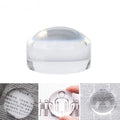 65mm HD Acrylic Dome Reading Magnifier – Paperweight Style