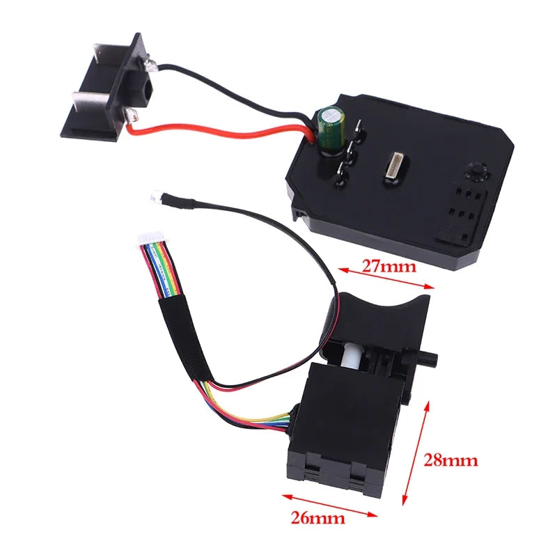 18V 21V Brushless Control Board & Switch for Dayi 2106 Wrench