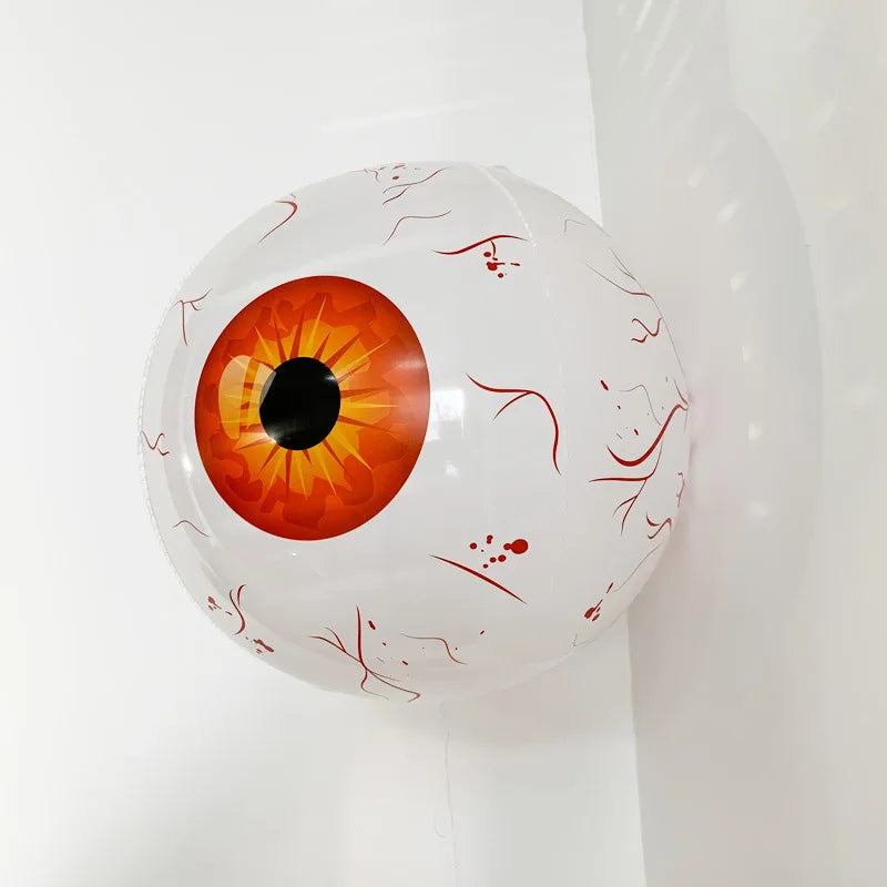 22" Halloween Inflatable 4D Bloodshot Eyeball Balloon Decor