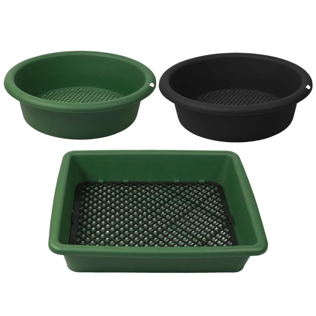 Sifting Pan Rustproof Pellet Sifter Mesh Screen Gold Prospecting