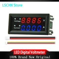 4-Digit LED Voltmeter Ammeter – 0-200V 10A Volt Amp Tester