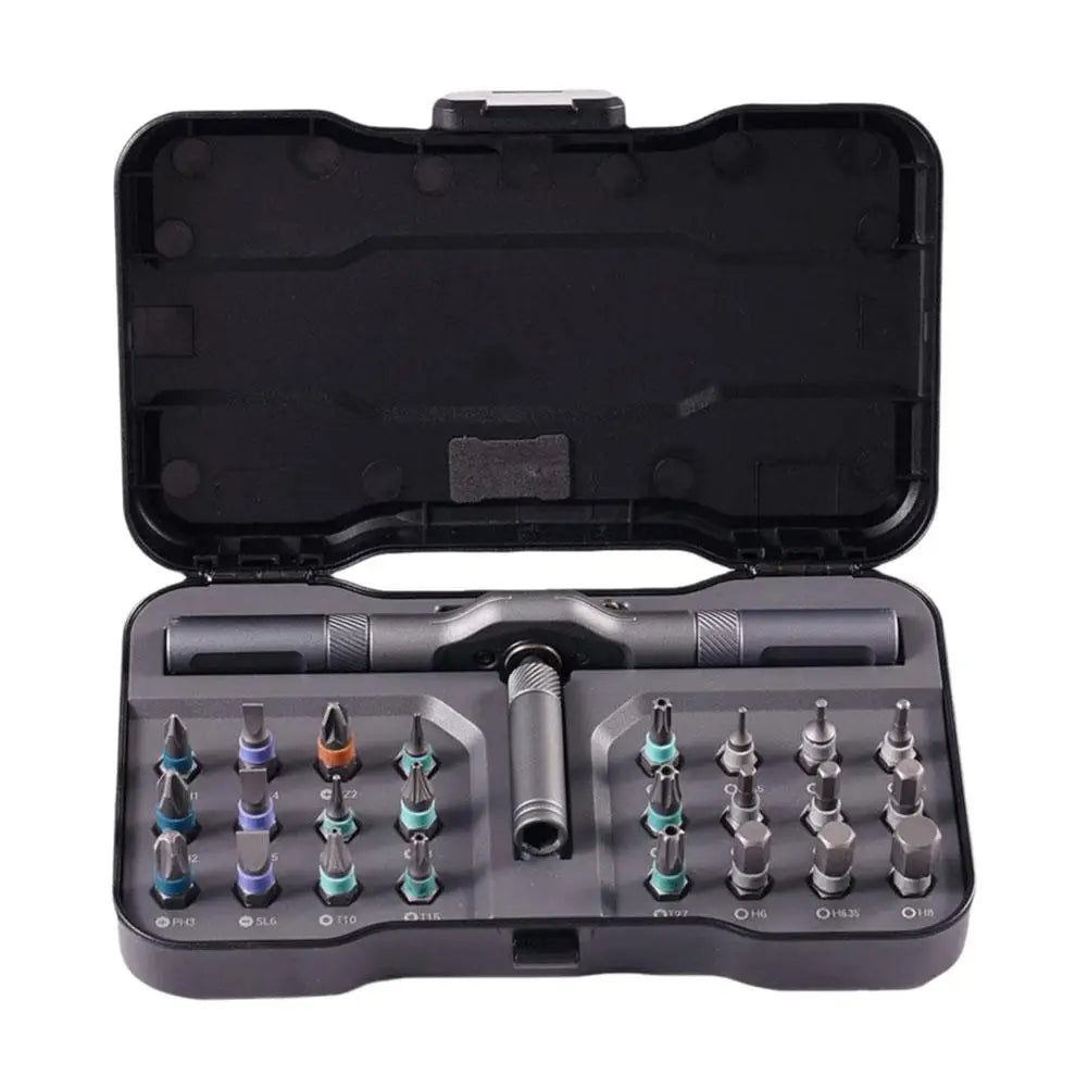 24-in-1 Magnetic Ratchet Screwdriver Set | DIY Home Repair Kit