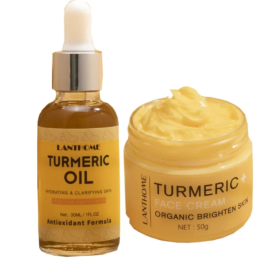 Turmeric Skin Care Shrink Pores Moisturizing Whitening Facial Oils