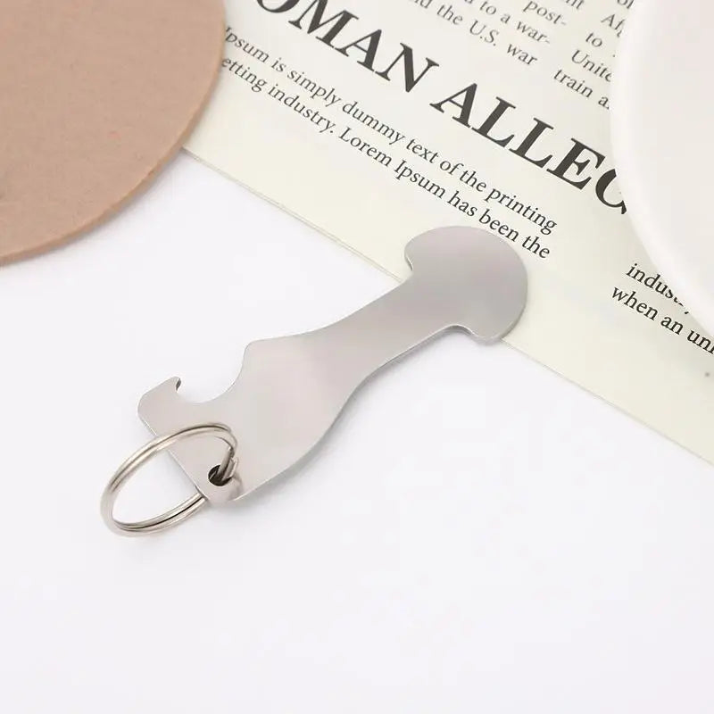 Stainless Steel Shopping Cart Token Keychain – Reusable Trolley Coin