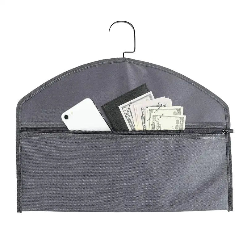 Hide Pocket Safe Hanger Diversion Covert Fireproof Waterproof Closet