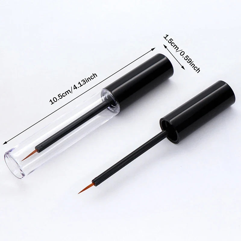 5ml Refillable Eyelash Glue Bottle with Brush | Empty Eyeliner