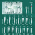 Butterfly Nail Dual Forms 150pcs – Gel Extension Molds, 14 Sizes
