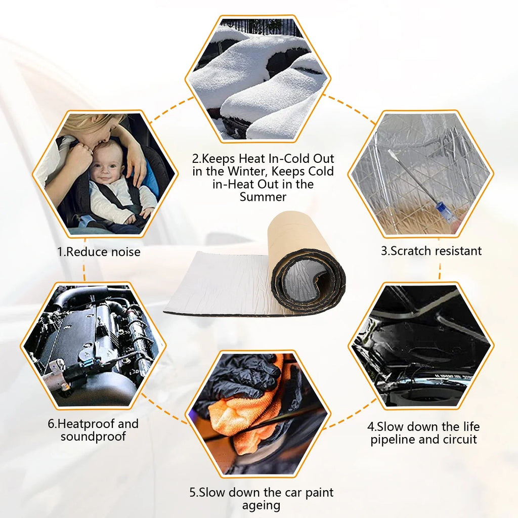 Car Sound Deadener & Heat Insulation Mat 5mm/10mm