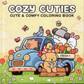 Cozy Cuties Comfy Coloring Book Adults Teens Kids Perfect Halloween