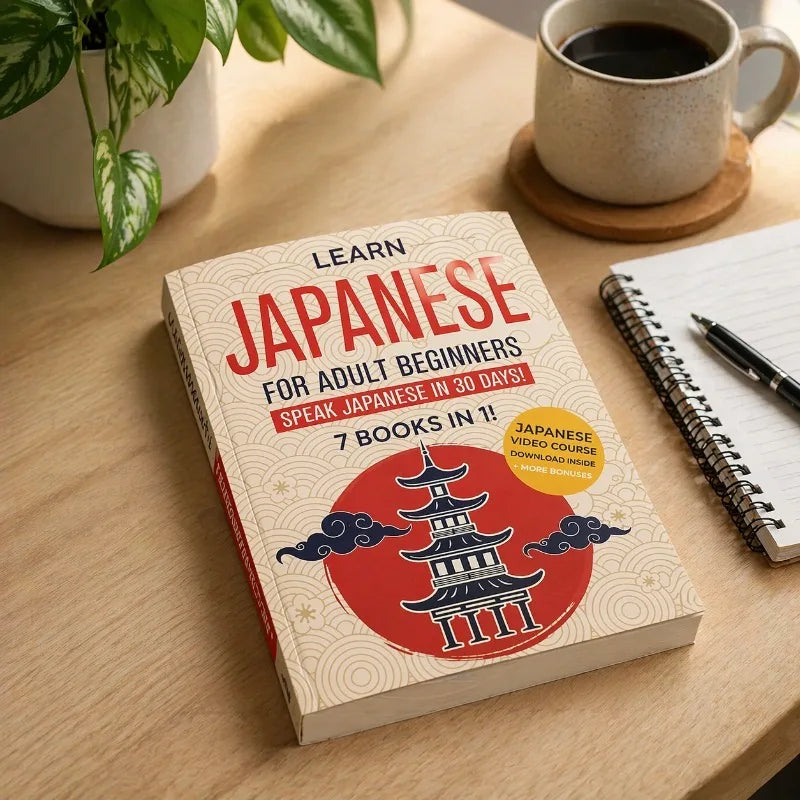 Learn Japanese Adult Beginners 7 Books 1 Speak 30 Days Start