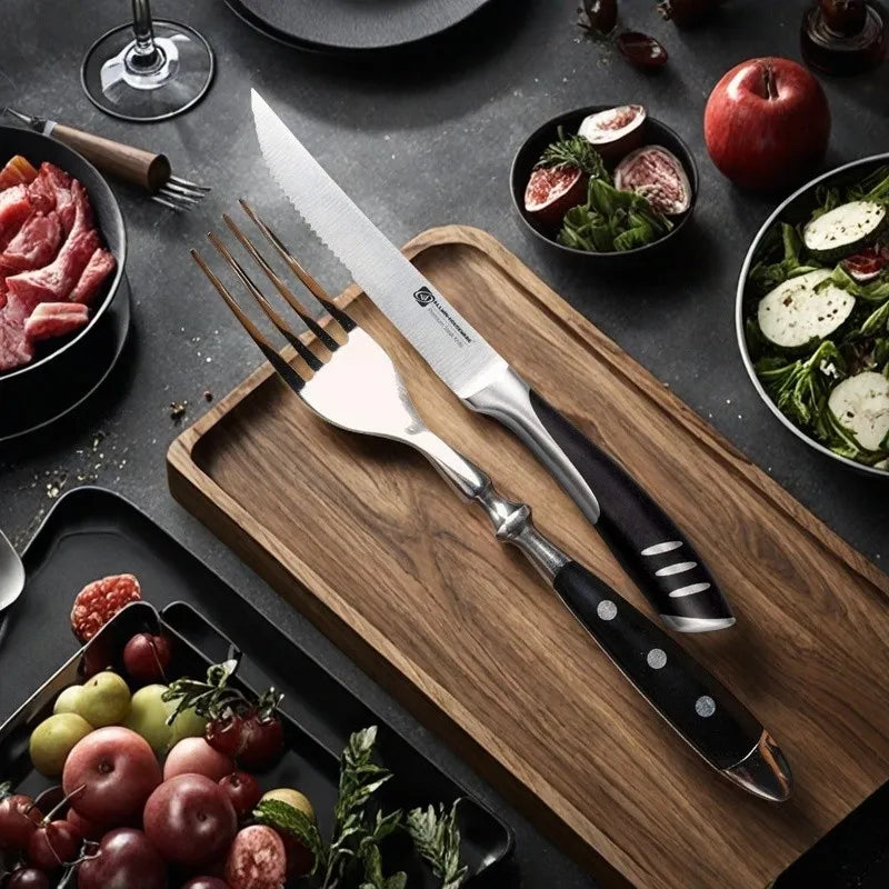 5-Inch Steak Knife Set – Sharp High-Carbon Stainless Steel