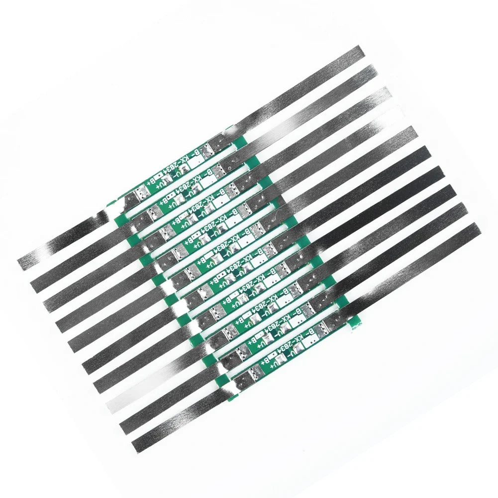 10Pcs 18650 Li-Ion Battery Protection Board 3.7V 28×3mm