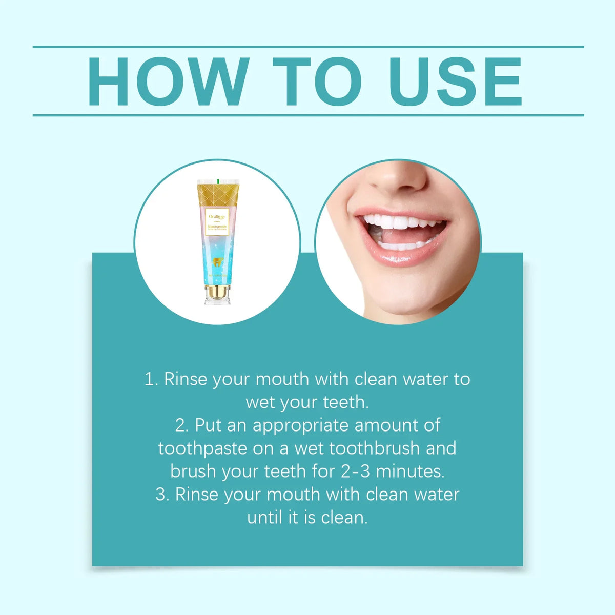 Oralhoe Niacinamide Whitening Toothpaste | Plaque & Stain Removal