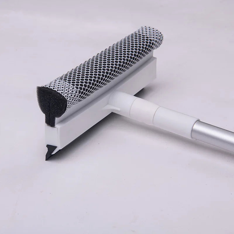 Retractable Double-Sided Window Cleaner & Extendable Squeegee