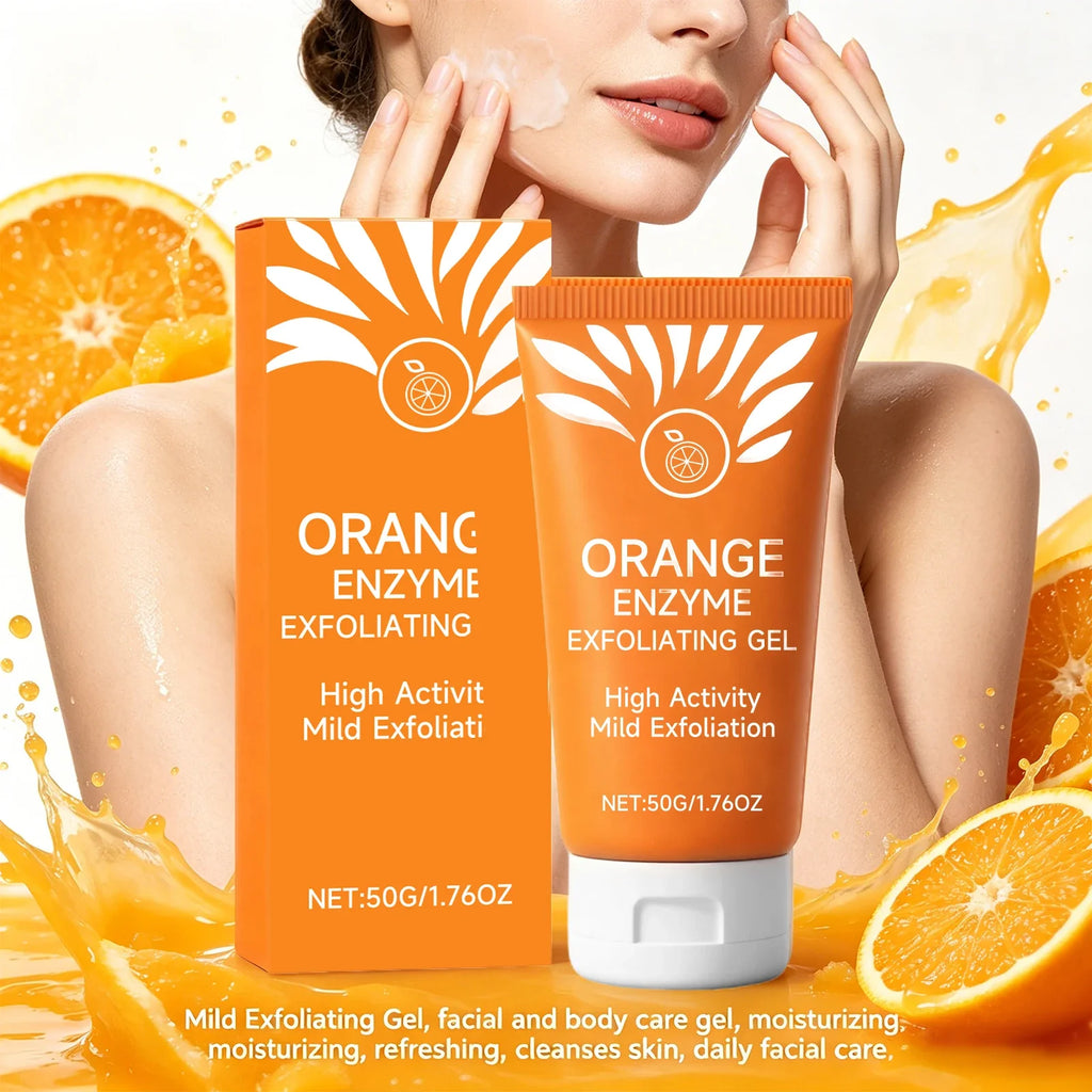 Orange Enzyme Exfoliating Gel for Face & Body – 50g