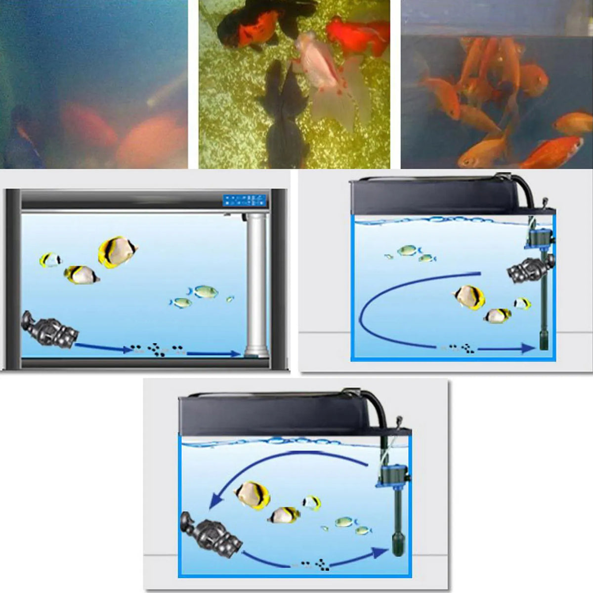 Submersible Aquarium Wave Pump 220-240V | Freshwater & Marine
