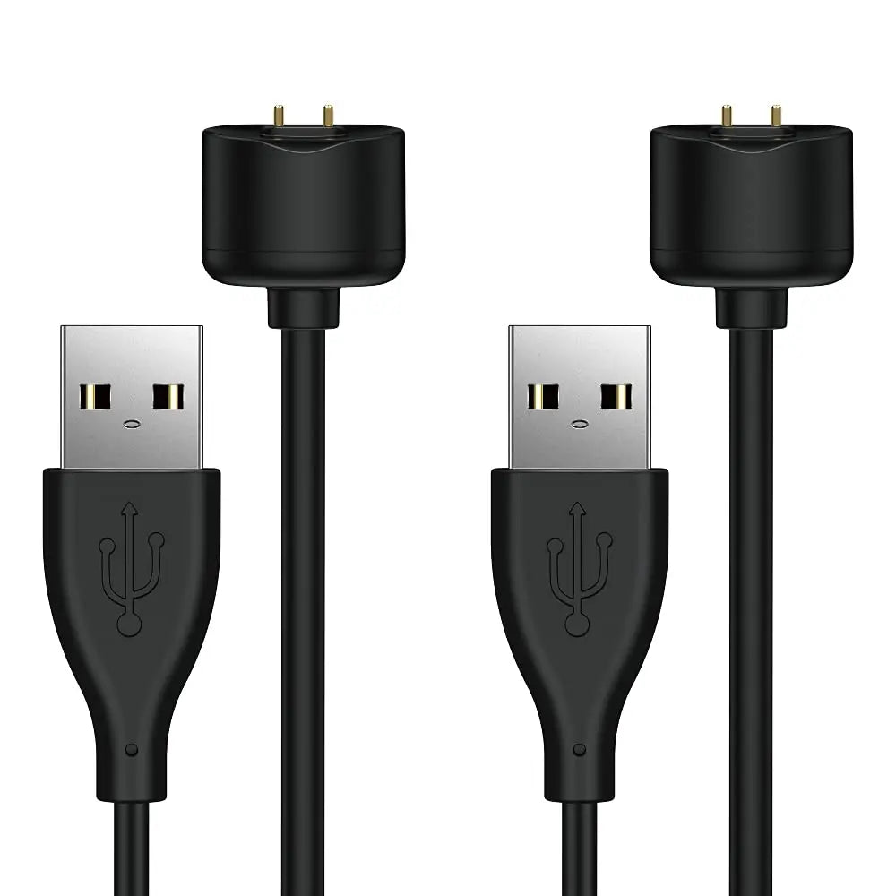 2-Pack USB Charger for Xiaomi Mi Band 5/6/7 & Amazfit Band 5