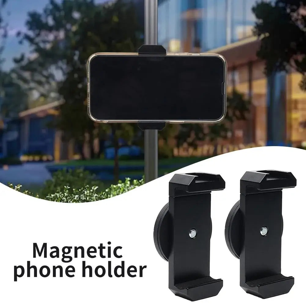 Magnetic Gym Phone Mount Clip – MagSafe, 60–90mm Adjustable