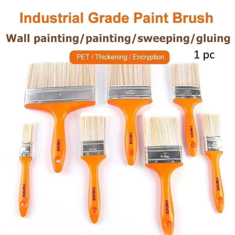 PET Soft Bristle Wall Paint Brush | ABS Handle DIY Tool