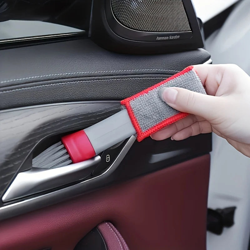 Double Head Car Detail Cleaning Brushes Air Vent Conditioner Grille