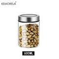 KEMORELA Glass Airtight Storage Jar – Coffee, Cereal & Snacks