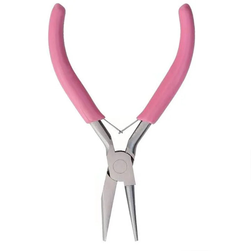 Mini Hair Extension & Jewelry Pliers – Half Groove Round Mouth
