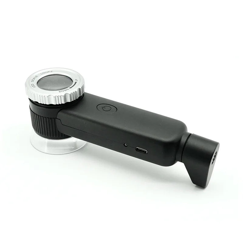 30X Rechargeable Magnifying Glass with LED Light – 3 Modes